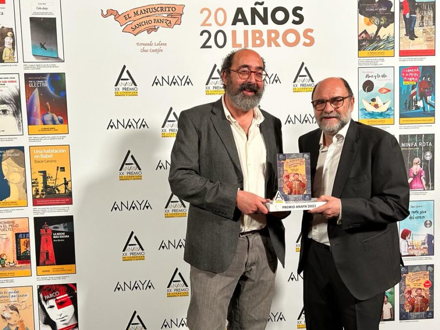 Fernando Lalana y Chus Castejón reciben el premio Anaya