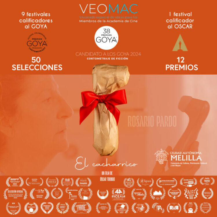 El cacharrico 3 nuevos premios se suman al palmarés del cortometraje El Cacharrico, candidato a los Goya 2024