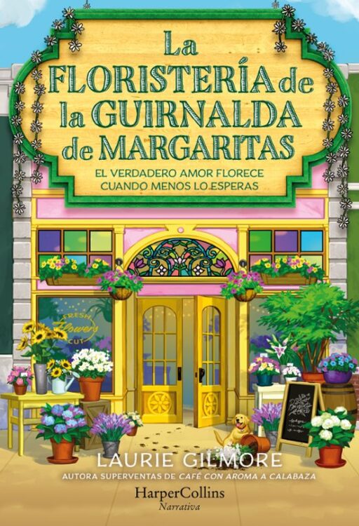 La floristeria de la guirnalda de margaritas