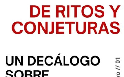 De ritos y conjeturas